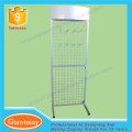 freistehendes hängendes Produkt Metalldrahtgitter Mesh Wandpaneel Display Racks stehen